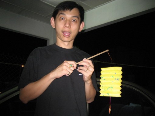 The clown prince hamming it up for the camera.