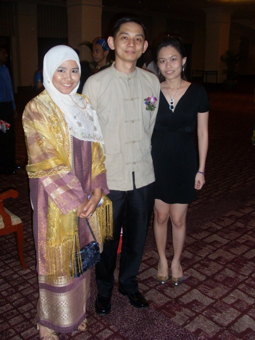 My team, Sharifah and Angel.